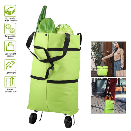 Opvouwbare boodschappentas op wielen – RollBag Smart